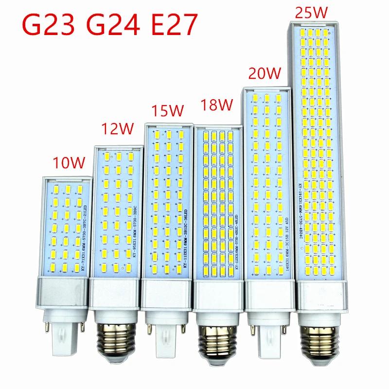 25W E27 G24 G23 LED    SMD 5730/5630 Ʈ Ʈ 180  AC85-265V  ÷ Ʈ